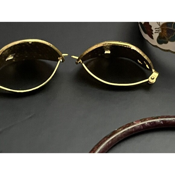 Vintage Lot Of 19 Cloisonné Jewelry Lot Bracelets Bangles Necklaces Pendant, etc - Picture 15 of 16